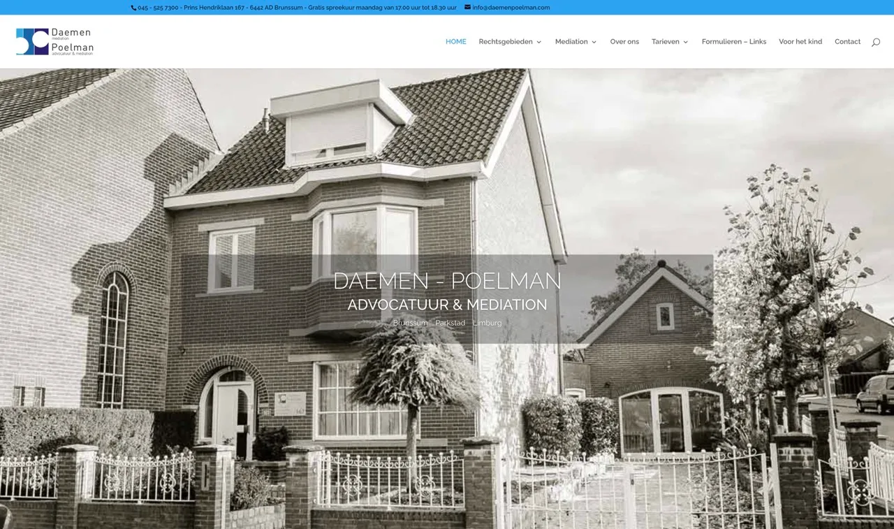 Website Daemen-Poelman advocaten